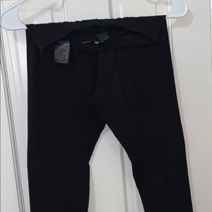 H&M black basic tights